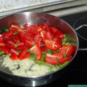 Pollo guisado con pimientos - Paso 4