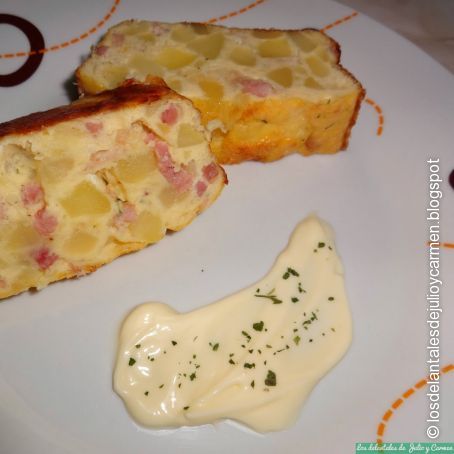 Pastel de patatas y bacon