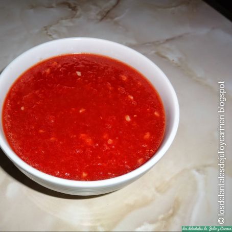 Salsa de tomate y miel