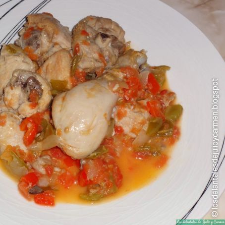 Pollo al chilindrón