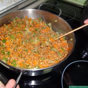 Pastel inglés de lentejas - Paso 4