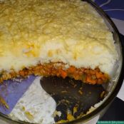 Pastel inglés de lentejas