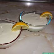 Crema de limón con leche condensada