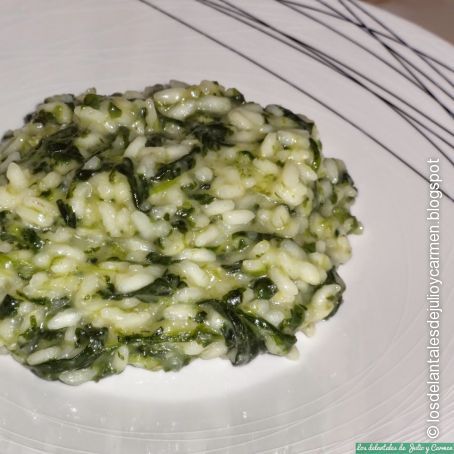 Risotto de espinacas