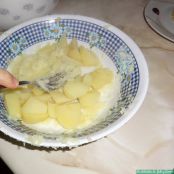 Bolas de patata y queso con pisto - Paso 4