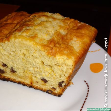 Bizcocho de chips con aroma de cítricos