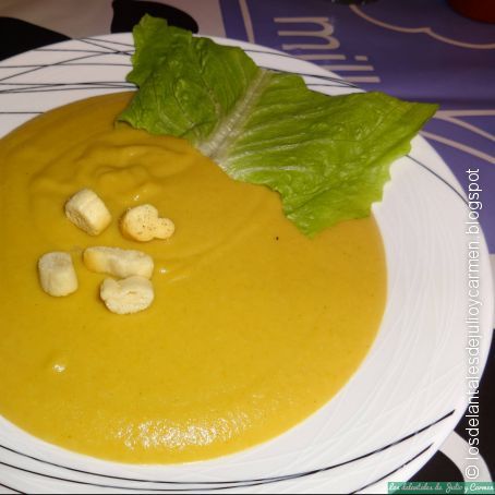Crema de lechuga