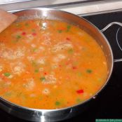 Guiso de fideos y merluza - Paso 7