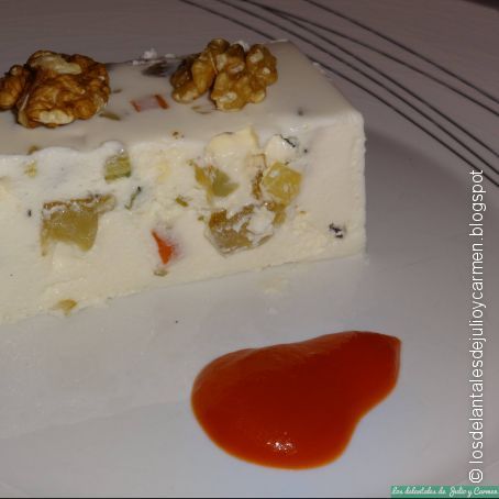 Pastel salado de Philadelphia y verduras