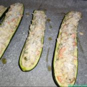 Calabacines rellenos de carne al curry - Paso 8