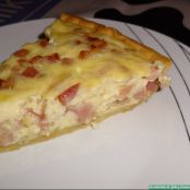 Quiche carbonara