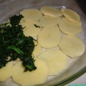 Gratén de patatas y espinacas - Paso 3