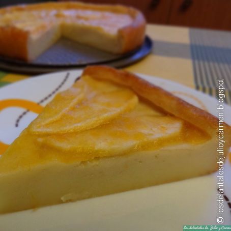 Tarta de manzana exprés