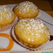 Muffins rellenas de dulce de leche