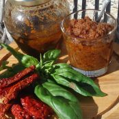 Pesto de Tomate com Semillas de Calabaza
