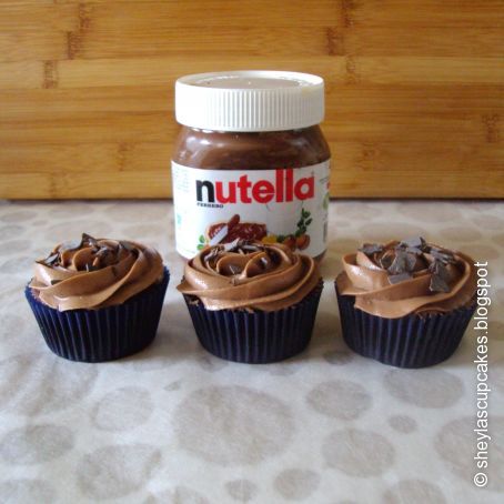 Cupcakes de nutella y caramelo