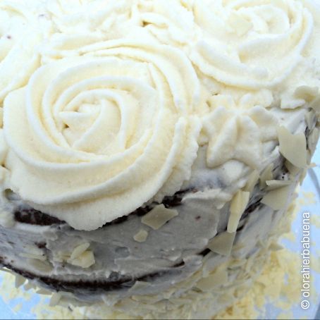 Chocolate-mascarpone layer cake, cumpleaños de mama otra