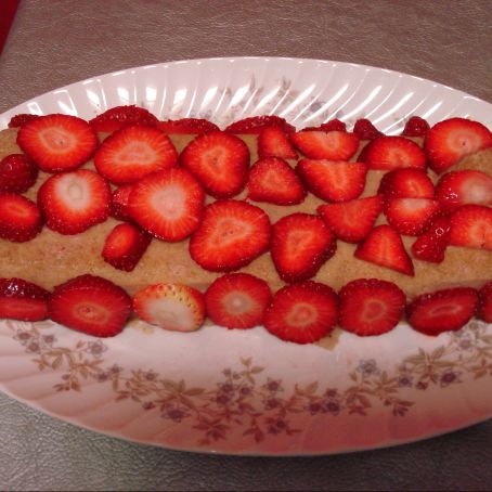Pastel de fresas