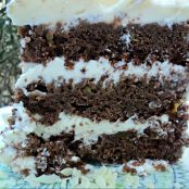 Chocolate-mascarpone layer cake, cumpleaños de mama otra - Paso 1