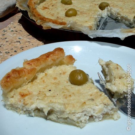 Tarta de 'Brandade' de Bacalao