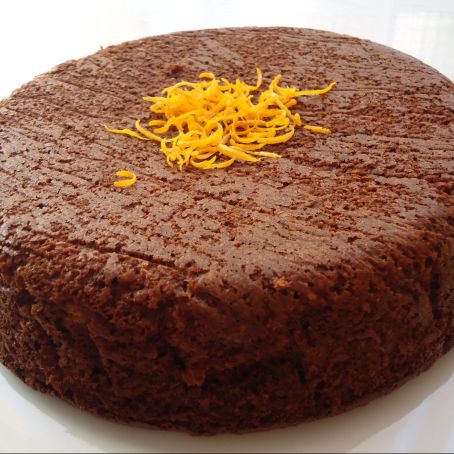 Bizcocho de chocolate y naranja  ( 3 min )