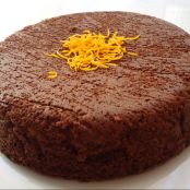 Bizcocho de chocolate y naranja  ( 3 min )