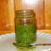 Tortiglioni con Pesto de acelgas, cilantro y semillas de calabaza - Paso 1