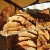 Tarta de Peros y masa quebrada con turrón