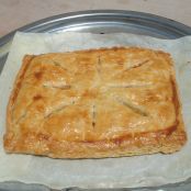 Hojaldre de bacalao con pimientos - Paso 5