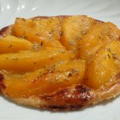 Tartaletas de nectarina, miel y romero