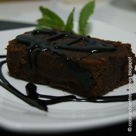 Brownie de chocolate y nueces