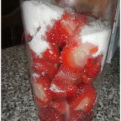 Bavarois de fresas - Paso 1