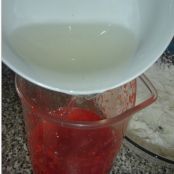 Bavarois de fresas - Paso 2