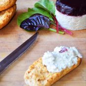 Paté de queso azul con gelatina de mermelada