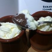 Postre de chocolate con nata montada - Paso 3