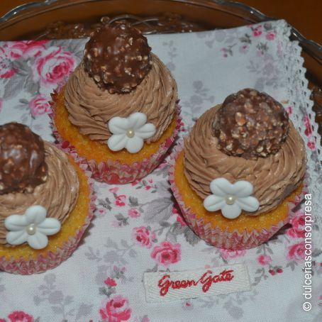 Cupcakes de Ferrero Rocher®