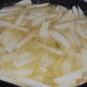 Huevos con patatas y cecina - Paso 1