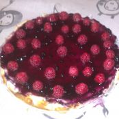 Tarta de dos quesos con frutos rojos - Paso 5