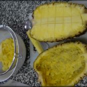 Piña rellena dulce - Paso 1
