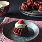 Minibundt cake de red velvet