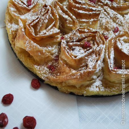 Tarta de rosas