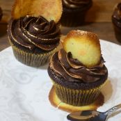 Cupcakes de chocolate y naranja al cointreau