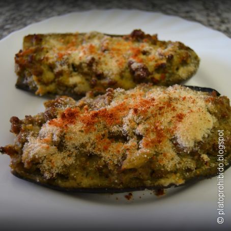 Berenjenas rellenas de carne