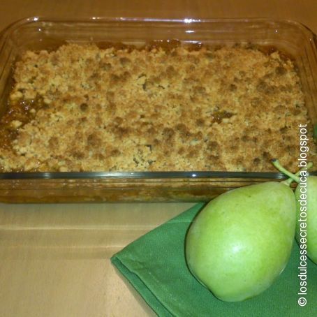 Crumble de pera