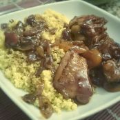 Pollo dulce con cous cous