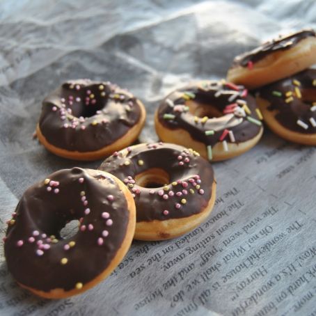 Donetes de chocolate