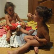 Tarta de queso batido y dulce de leche - Paso 1