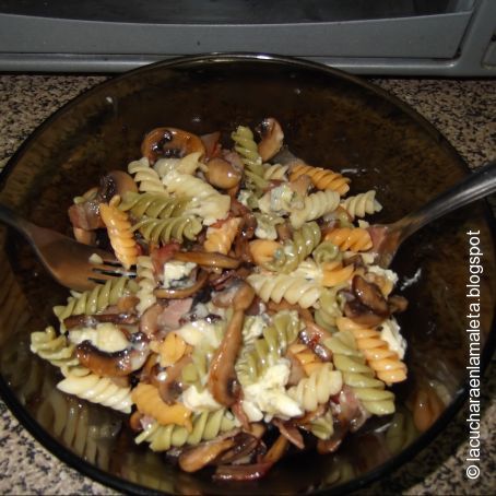 Ensalada templada de pasta