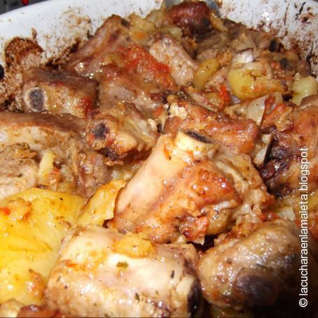 Costillas al horno