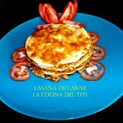 Lasaña de carne